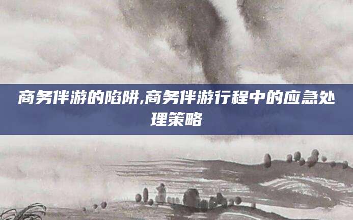 伊犁商务伴游的陷阱,商务伴游行程中的应急处理策略